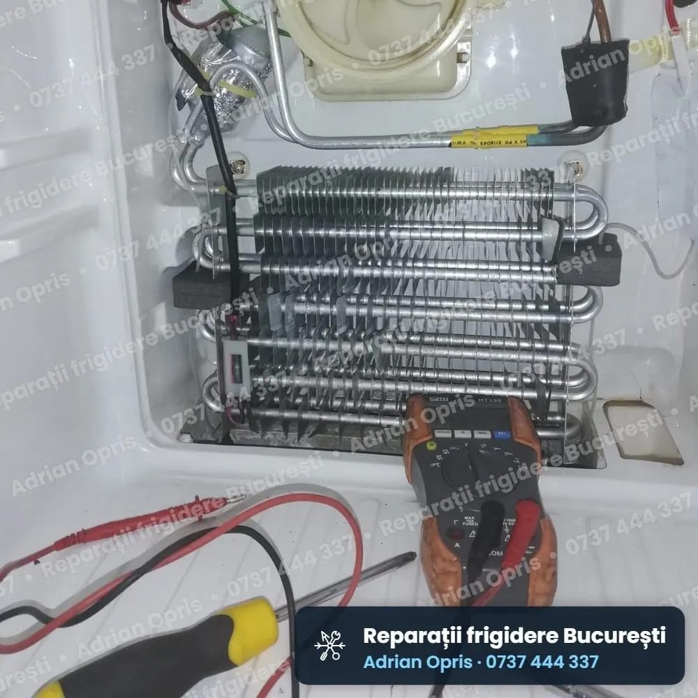 Verificare evaporator și rezistență de degivrare